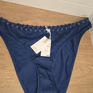 Good American Denim Full Bikini Bottoms 2XL NWT
